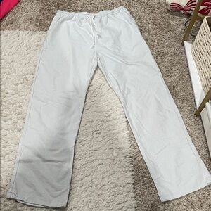 Brandy Melville White Striped Joggers